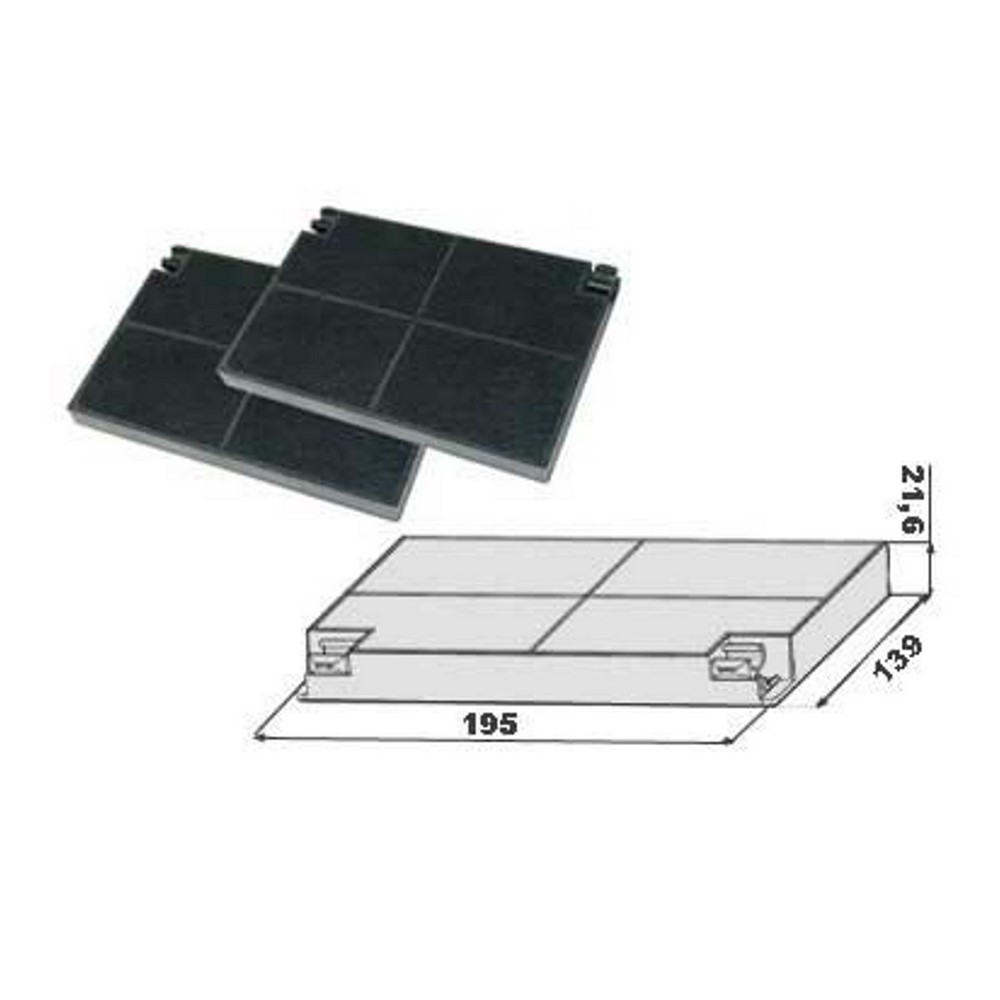 Paire de filtres originaux Faber Inca Smart 112.0157.242 Faber